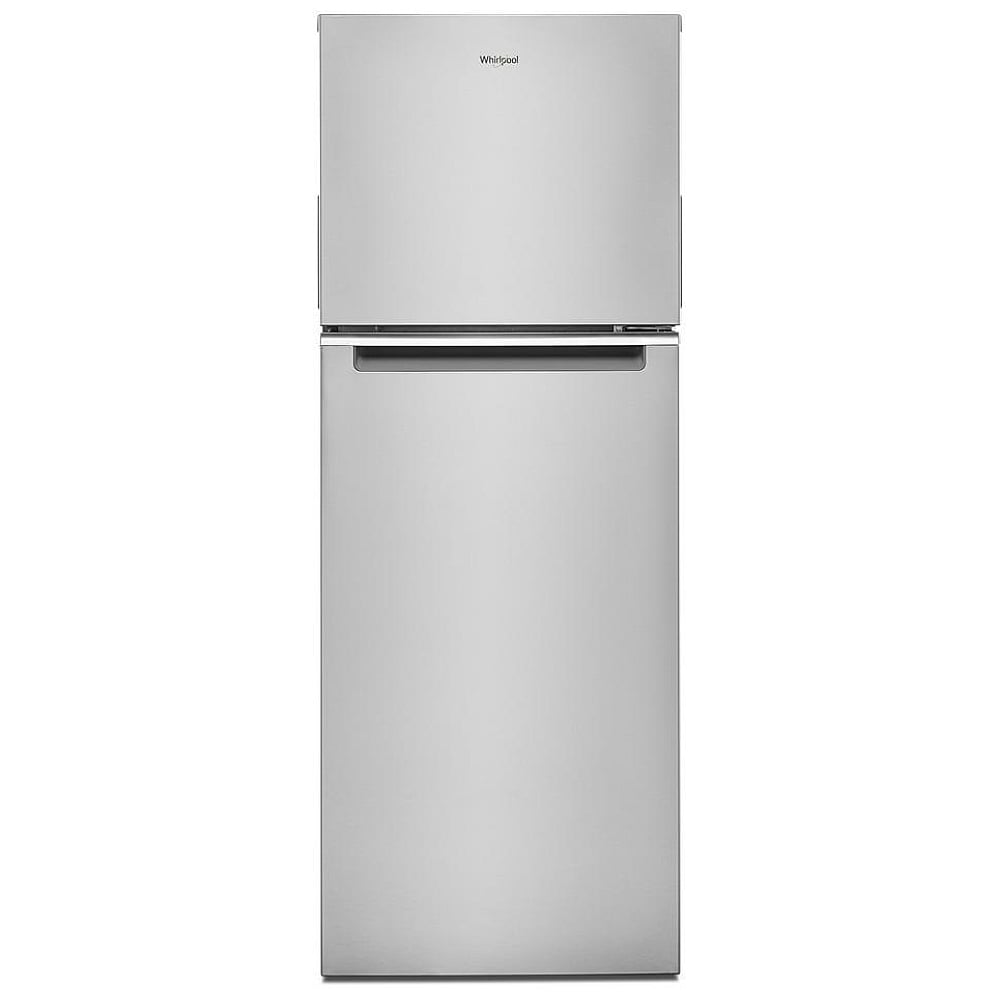 Whirlpool WRT313CZLZ Top Freezer Refrigerator, 24 inch Width, 12.9 cu. ft. Capacity, Optional Ice Maker (Special Order), Stainless Look (VCM) colour