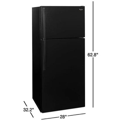 Whirlpool WRT314TFDB Top Freezer Refrigerator