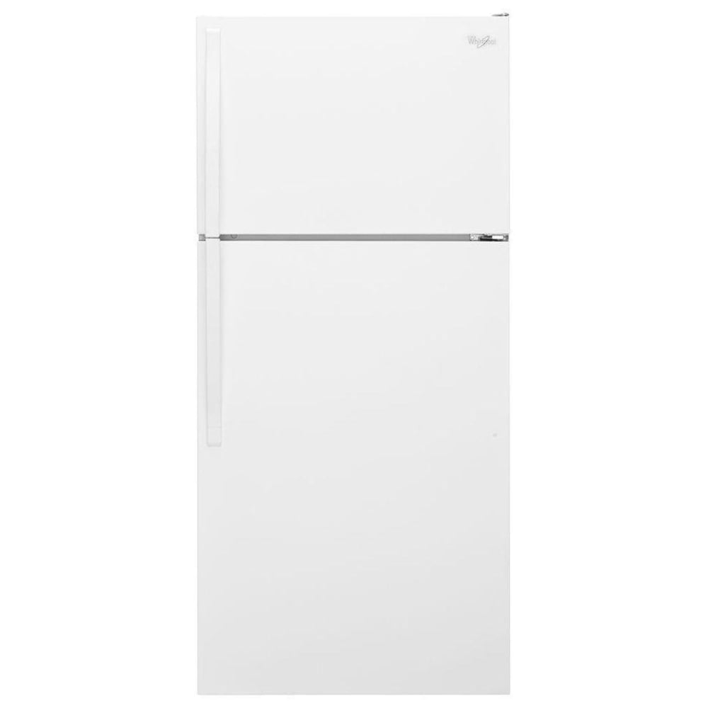 Whirlpool WRT314TFDW Top Freezer Refrigerator, 28 inch Width, 14.3 cu. ft. Capacity, Optional Ice Maker (Special Order), White colour