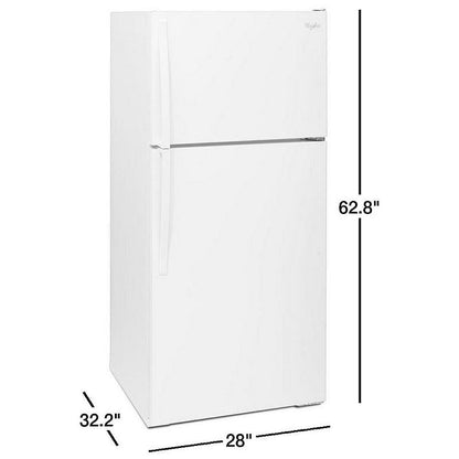 Whirlpool WRT314TFDW Top Freezer Refrigerator
