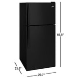 Whirlpool WRT318FZDB Top Freezer Refrigerator