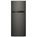 Whirlpool WRT518SZKV Top Freezer Refrigerator, 28 inch Width, 17.6 cu. ft. Capacity, Optional Ice Maker (Special Order), Black Stainless Steel colour