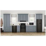 Whirlpool WRT518SZKV Top Freezer Refrigerator, 28 inch Width, 17.6 cu. ft. Capacity, Optional Ice Maker (Special Order), Black Stainless Steel colour