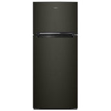 Whirlpool WRT518SZKV Top Freezer Refrigerator, 28 inch Width, 17.6 cu. ft. Capacity, Optional Ice Maker (Special Order), Black Stainless Steel colour