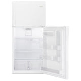 Whirlpool WRT519SZDW Top Freezer Refrigerator, 30 inch Width, 19.2 cu. ft. Capacity, Optional Ice Maker (Special Order), White colour