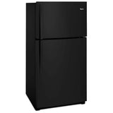 Whirlpool WRT541SZDB Top Freezer Refrigerator, 33 inch Width, 21.3 cu. ft. Capacity, Optional Ice Maker (Special Order), Black colour