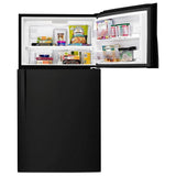 Whirlpool WRT541SZDB Top Freezer Refrigerator, 33 inch Width, 21.3 cu. ft. Capacity, Optional Ice Maker (Special Order), Black colour