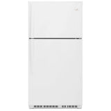 Whirlpool WRT541SZDW Top Freezer Refrigerator, 33 inch Width, 21.3 cu. ft. Capacity, Optional Ice Maker (Special Order), White colour