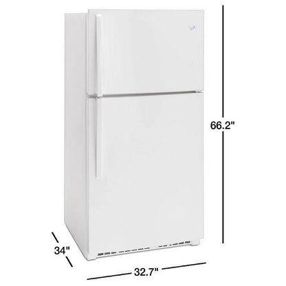 Whirlpool WRT541SZDW Top Freezer Refrigerator