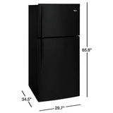 Whirlpool WRT549SZDB Top Freezer Refrigerator