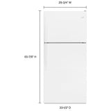 Whirlpool WRT549SZDW Top Freezer Refrigerator