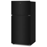 Whirlpool WRTX3314TB Top Freezer Refrigerator, 28 inch Width, 14.3 cu. ft. Capacity, Optional Ice Maker (Special Order), ENERGY STAR Certified, Black colour, Flexi-Slide™ Bins, FreshSpace™ Crispers