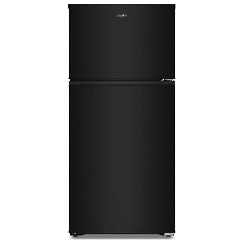 Whirlpool WRTX3314TB Top Freezer Refrigerator, 28 inch Width, 14.3 cu. ft. Capacity, Optional Ice Maker (Special Order), ENERGY STAR Certified, Black colour, Flexi-Slide™ Bins, FreshSpace™ Crispers