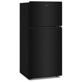 Whirlpool WRTX3314TB Top Freezer Refrigerator, 28 inch Width, 14.3 cu. ft. Capacity, Optional Ice Maker (Special Order), ENERGY STAR Certified, Black colour, Flexi-Slide™ Bins, FreshSpace™ Crispers