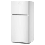 Whirlpool WRTX3314TW Top Freezer Refrigerator, 28 inch Width, 14.3 cu. ft. Capacity, Optional Ice Maker (Special Order), ENERGY STAR Certified, White colour, Flexi-Slide™ Bins, FreshSpace™ Crispers
