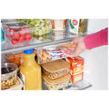 Whirlpool WRTX3314TW Top Freezer Refrigerator, 28 inch Width, 14.3 cu. ft. Capacity, Optional Ice Maker (Special Order), ENERGY STAR Certified, White colour, Flexi-Slide™ Bins, FreshSpace™ Crispers