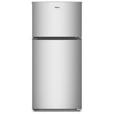 Whirlpool WRTX3314TZ Top Freezer Refrigerator, 28 inch Width, 14 cu. ft. Capacity, Optional Ice Maker (Special Order), ENERGY STAR Certified, Stainless Steel colour, Flexi-Slide™ Bins, FreshSpace™ Crispers