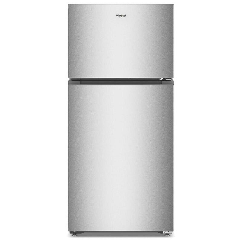 Whirlpool WRTX3314TZ Top Freezer Refrigerator, 28 inch Width, 14 cu. ft. Capacity, Optional Ice Maker (Special Order), ENERGY STAR Certified, Stainless Steel colour, Flexi-Slide™ Bins, FreshSpace™ Crispers