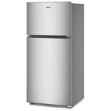 Whirlpool WRTX3314TZ Top Freezer Refrigerator, 28 inch Width, 14 cu. ft. Capacity, Optional Ice Maker (Special Order), ENERGY STAR Certified, Stainless Steel colour, Flexi-Slide™ Bins, FreshSpace™ Crispers