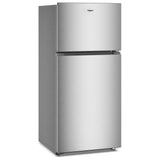 Whirlpool WRTX3314TZ Top Freezer Refrigerator, 28 inch Width, 14 cu. ft. Capacity, Optional Ice Maker (Special Order), ENERGY STAR Certified, Stainless Steel colour, Flexi-Slide™ Bins, FreshSpace™ Crispers