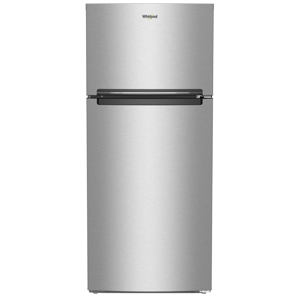 Whirlpool WRTX5028PM Top Freezer Refrigerator, 28 inch Width, 16.3 cu. ft. Capacity, Optional Ice Maker (Special Order), ENERGY STAR Certified, Stainless Steel colour