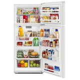 Whirlpool WRTX5028PW Top Freezer Refrigerator, 28 inch Width, 16.3 cu. ft. Capacity, Optional Ice Maker (Special Order), ENERGY STAR Certified, White colour