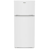 Whirlpool WRTX5028PW Top Freezer Refrigerator, 28 inch Width, 16.3 cu. ft. Capacity, Optional Ice Maker (Special Order), ENERGY STAR Certified, White colour