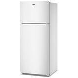Whirlpool WRTX5118TW Top Freezer Refrigerator, 28 inch Width, 17.6 cu. ft. Capacity, Optional Ice Maker (Special Order), White colour, Flexi-Slide™ Bins, FreshSpace™ Crispers