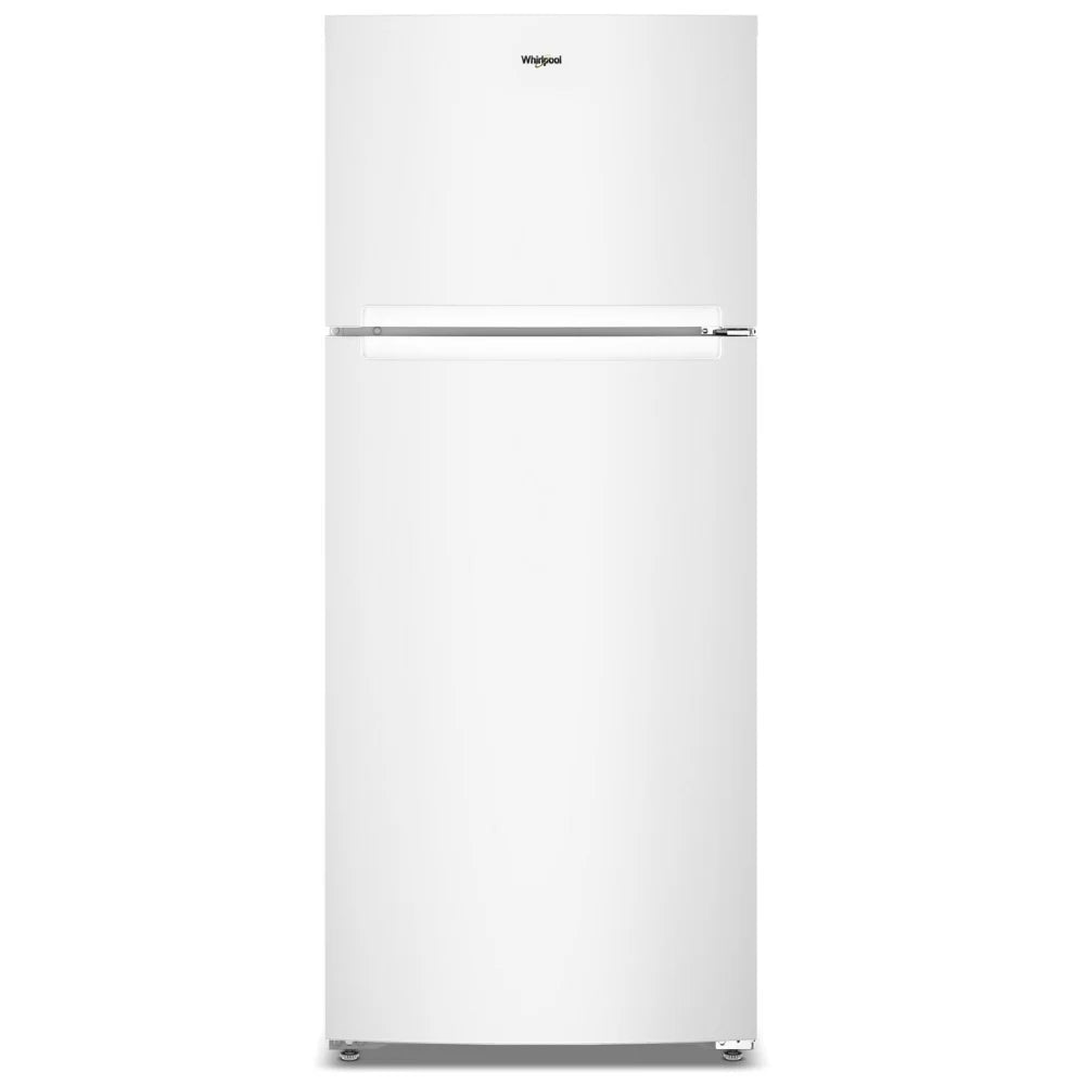 Whirlpool WRTX5118TW Top Freezer Refrigerator, 28 inch Width, 17.6 cu. ft. Capacity, Optional Ice Maker (Special Order), White colour, Flexi-Slide™ Bins, FreshSpace™ Crispers