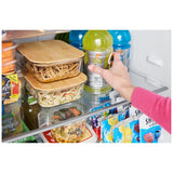 Whirlpool WRTX5118TZ Top Freezer Refrigerator, 28 inch Width, 17.6 cu. ft. Capacity, Optional Ice Maker (Special Order), Fingerprint-Resistant Stainless Finish colour, Flexi-Slide™ Bins, FreshSpace™ Crispers