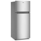 Whirlpool WRTX5118TZ Top Freezer Refrigerator, 28 inch Width, 17.6 cu. ft. Capacity, Optional Ice Maker (Special Order), Fingerprint-Resistant Stainless Finish colour, Flexi-Slide™ Bins, FreshSpace™ Crispers