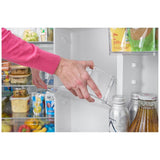 Whirlpool WRTX5118TZ Top Freezer Refrigerator, 28 inch Width, 17.6 cu. ft. Capacity, Optional Ice Maker (Special Order), Fingerprint-Resistant Stainless Finish colour, Flexi-Slide™ Bins, FreshSpace™ Crispers
