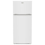Whirlpool WRTX5328PW Top Freezer Refrigerator, 28 inch Width, 16.3 cu. ft. Capacity, Optional Ice Maker (Special Order), ENERGY STAR Certified, Counter Depth, White colour