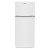 Whirlpool WRTX5328PW Top Freezer Refrigerator, 28 inch Width, 16.3 cu. ft. Capacity, Optional Ice Maker (Special Order), ENERGY STAR Certified, Counter Depth, White colour