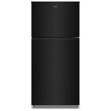 Whirlpool WRTX5419SB Top Freezer Refrigerator, 30 inch Width, 19 cu. ft. Capacity, Optional Ice Maker (Special Order), ENERGY STAR Certified, Black colour
