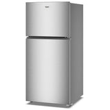 Whirlpool WRTX5419SZ Top Freezer Refrigerator, 30 inch Width, 19 cu. ft. Capacity, Optional Ice Maker (Special Order), ENERGY STAR Certified, FingerPrint Resistant Stainless Finish colour
