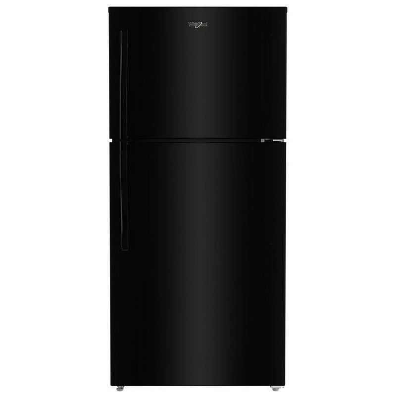 Whirlpool WRTX7419SB Top Freezer Refrigerator, 30 inch Width, 19.2 cu. ft. Capacity, Optional Ice Maker (Special Order), ENERGY STAR Certified, Black colour
