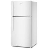 Whirlpool WRTX7419SW Top Freezer Refrigerator, 30 inch Width, 19.2 cu. ft. Capacity, Optional Ice Maker (Special Order), ENERGY STAR Certified, White colour
