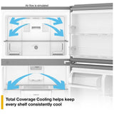 Whirlpool WRTX7419SW Top Freezer Refrigerator, 30 inch Width, 19.2 cu. ft. Capacity, Optional Ice Maker (Special Order), ENERGY STAR Certified, White colour