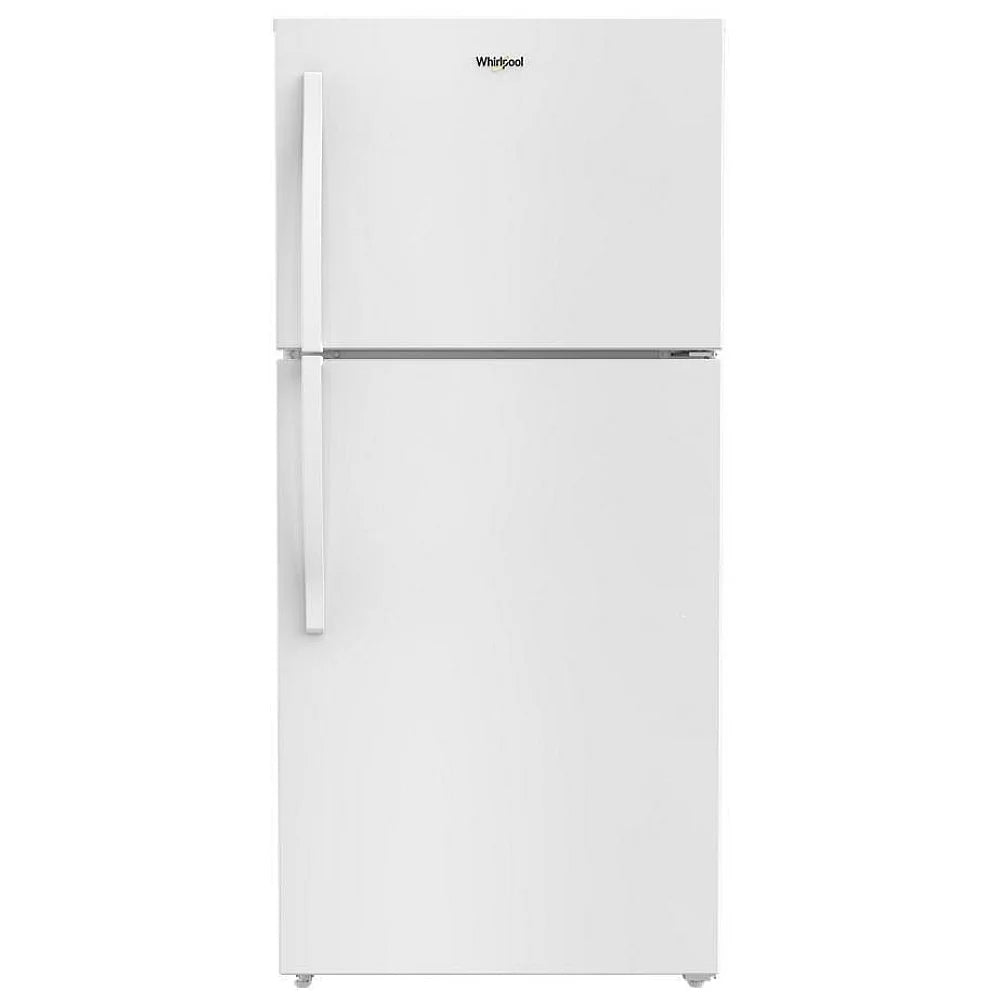 Whirlpool WRTX7419SW Top Freezer Refrigerator, 30 inch Width, 19.2 cu. ft. Capacity, Optional Ice Maker (Special Order), ENERGY STAR Certified, White colour