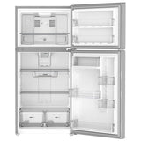 Whirlpool WRTX7419SZ Top Freezer Refrigerator, 30 inch Width, 19.2 cu. ft. Capacity, Optional Ice Maker (Special Order), ENERGY STAR Certified, Fingerprint-Resistant Stainless Finish colour