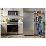 Whirlpool WRTX7421TB Top Freezer Refrigerator, 33 inch Width, 21.3 cu. ft. Capacity, Optional Ice Maker (Special Order), ENERGY STAR Certified, Black colour, Flexi-Slide™ Bins, FreshSpace™ Crispers