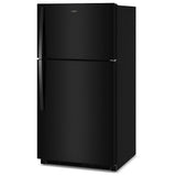 Whirlpool WRTX7421TB Top Freezer Refrigerator, 33 inch Width, 21.3 cu. ft. Capacity, Optional Ice Maker (Special Order), ENERGY STAR Certified, Black colour, Flexi-Slide™ Bins, FreshSpace™ Crispers