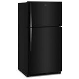 Whirlpool WRTX7421TB Top Freezer Refrigerator, 33 inch Width, 21.3 cu. ft. Capacity, Optional Ice Maker (Special Order), ENERGY STAR Certified, Black colour, Flexi-Slide™ Bins, FreshSpace™ Crispers