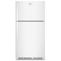 Whirlpool WRTX7421TW Top Freezer Refrigerator, 33 inch Width, 21.3 cu. ft. Capacity, Optional Ice Maker (Special Order), ENERGY STAR Certified, White colour, Flexi-Slide™ Bins, FreshSpace™ Crispers
