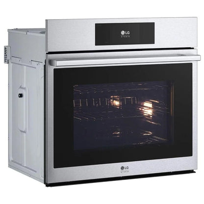 LG STUDIO 4.7 cu. ft. Smart InstaView® Electric Single Built-In Wall Oven with Air Fry & Steam Sous Vide WSES4728F