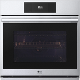 LG Studio 4.7 cu. ft. Smart InstaView Electric Single Built-In Wall Oven with Air Fry & Steam Sous Vide WSES4728F