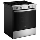 Whirlpool WSGS3330TS Gas Range, 5.0 cu. ft. Capacity, 30 inch Exterior Width, Steam Clean, 4 Burners, Storage Drawer, 18,000 BTU Highest Burner, Stainless Steel colour, SpeedHeat™ Burner