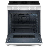Whirlpool WSGS4530TW Gas Range, 5.0 cu. ft. Capacity, 30 inch Exterior Width, Steam Clean, 4 Burners, Storage Drawer, Air Fry, 18,000 BTU Highest Burner, White colour, SpeedHeat™ Burner