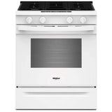 Whirlpool WSGS4530TW Gas Range, 5.0 cu. ft. Capacity, 30 inch Exterior Width, Steam Clean, 4 Burners, Storage Drawer, Air Fry, 18,000 BTU Highest Burner, White colour, SpeedHeat™ Burner